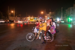 Shiraz, Family on motorcycle