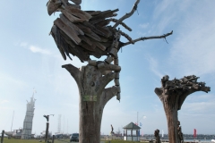 Gaspésie - Ste Anne des Monts - festival du bois flotté, rendez-vous des sculpteurs